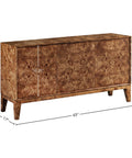 mappa burl veneer sideboard