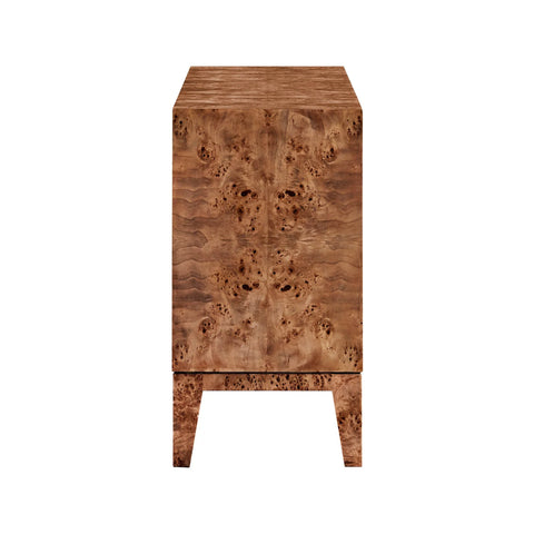 Mappa dark burl wood sideboard
