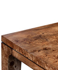 Mappa Dark Burl Dining Table-5