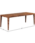 Mappa Dark Burl Dining Table-6