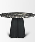 Marilyn 48" Black Forest Marble Dining Table-3