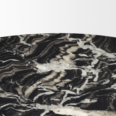 Marilyn 48" Black Forest Marble Dining Table-4