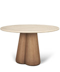 Marilyn 48" Botticino Marble Dining Table -1