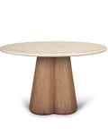 Marilyn 48" Botticino Marble Dining Table -2