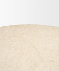 Marilyn 48" Botticino Marble Dining Table -5