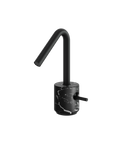 Marmo Black Marquina Black Single Hole Bathroom Faucet