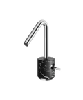 Marmo Black Marquina Polished Chrome Single Hole Bathroom Faucet
