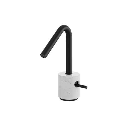 Marmo Black Single Hole Bathroom Faucet