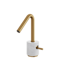 Marmo Brushed Gold Single Hole Bathroom Faucet