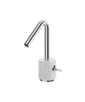 Marmo Polished Chrome Single Hole Bathroom Faucet - Aquabrass