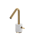 Marmo Polished Gold Single Hole Bathroom Faucet