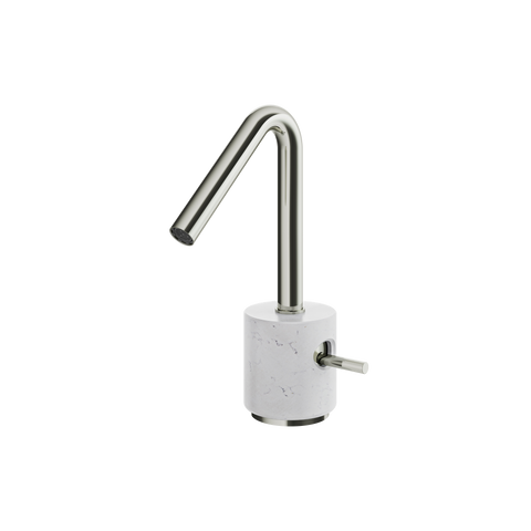 Marmo Polished Nickel Single Hole Bathroom Faucet