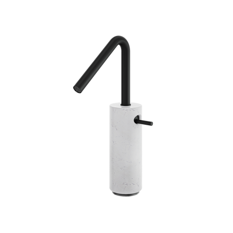 Marmo Tall Black Single Hole Bathroom Faucet -1