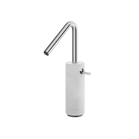 Marmo Tall Polished Chrome Single Hole Bathroom Faucet -1