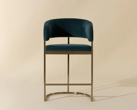Marris Teal Modern Upholstered Counter Stool-2