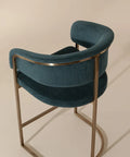 Marris Teal Modern Upholstered Counter Stool-3