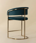 Marris Teal Modern Upholstered Counter Stool-4
