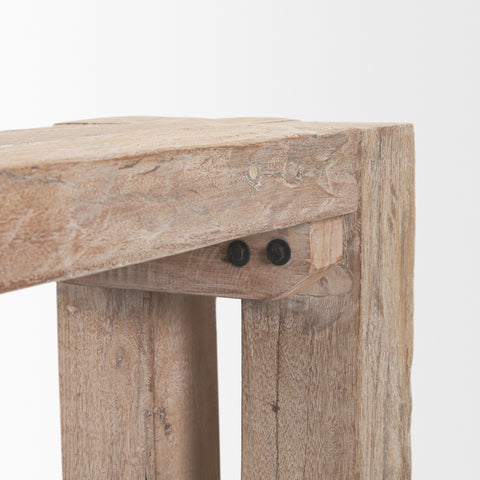 McArthur 70-Inch Whitewash Reclaimed Wood Bench -6