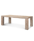 McArthur 84" Whitewashed Reclaimed Wood Dining Table -1