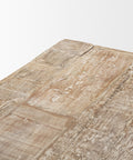 McArthur 84" Whitewashed Reclaimed Wood Dining Table -5