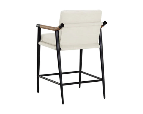 Meadow Ivory Modern Upholstered Counter Stool-4