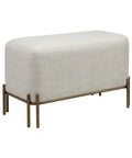 Meline Ivory Cotton Tweed Stool-2