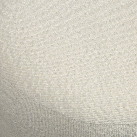 Miele Ivory Boucle Ottoman-3