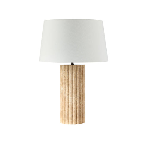 Milena Natural Travertine Table Lamp -1