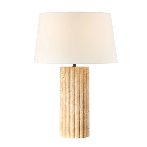 Milena Natural Travertine Table Lamp -2