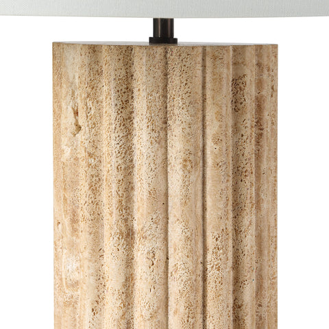 Milena Natural Travertine Table Lamp -3