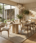 Milo Vanilla Tweed Dining Chair