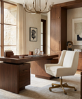 Mirian Zenith Alabaster Performance Fabric Office Chair 