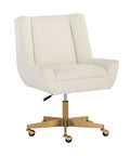 Mirian Zenith Alabaster Performance Fabric Office Chair -1