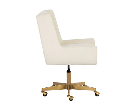 Mirian Zenith Alabaster Performance Fabric Office Chair -3