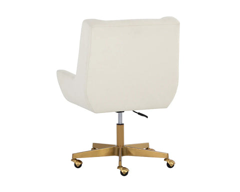 Mirian Zenith Alabaster Performance Fabric Office Chair -4