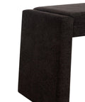 Moita Black Chenille Accent Stool-3