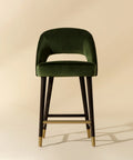 Monae Moss Modern Velvet Counter Stool-2