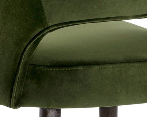 Monae Moss Modern Velvet Counter Stool-7