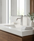 Montebello Polished Chrome Single Hole Bathroom Faucet