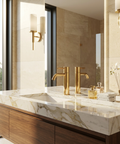 Montebello Polished Gold Single Hole Bathroom Faucet