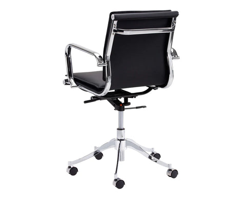 Morgan Onyx Faux Leather Office Chair-2