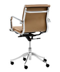 Morgan Tan Faux Leather Office Chair-3