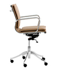 Morgan Tan Faux Leather Office Chair-4