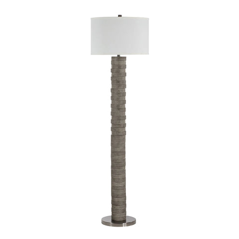 Moringa Charcoal Grey Floor Lamp-1