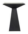 Moulin Sandblasted Black Mango Wood End Table-1 