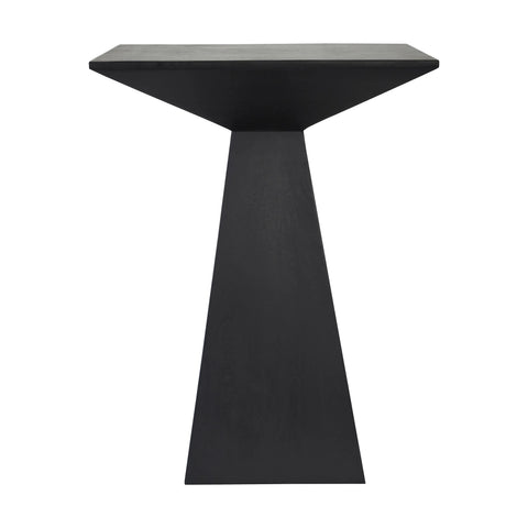 Moulin Sandblasted Black Mango Wood End Table-1 