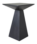 Moulin Sandblasted Black Mango Wood End Table-4