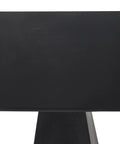 Moulin Sandblasted Black Mango Wood End Table-6