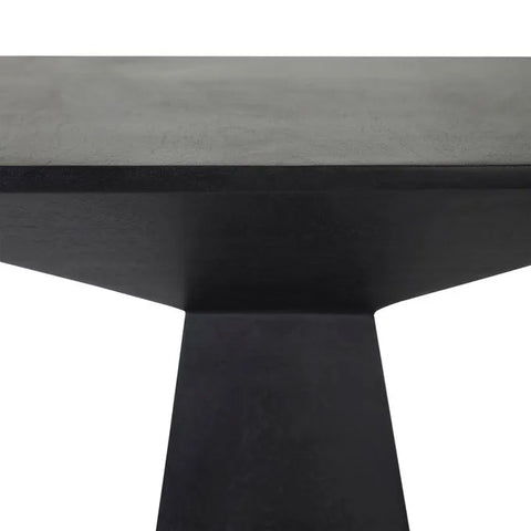 Moulin Sandblasted Black Mango Wood End Table-7