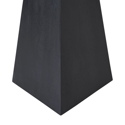 Moulin Sandblasted Black Mango Wood End Table-8